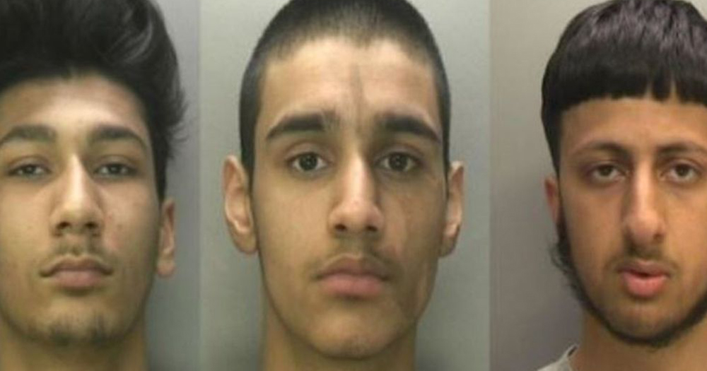 Police shots of the three teens arrested and sentenced for the homophobic attacks on men they lured through Grindr.