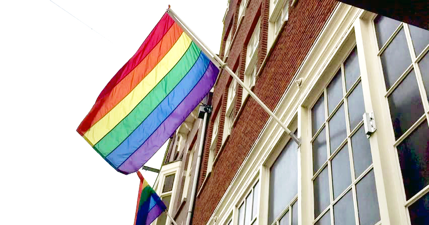 Pride flag outside a red brick building, Mayo is bursting with pride as it is ready to launch first LGBT+ drop-in centre
