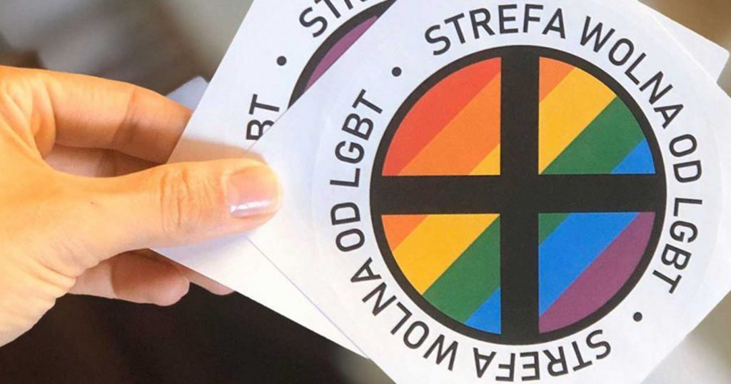 Polish anti-LGBT+ stickers