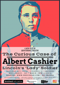 An illustration of Irish trans soldier Albert Cashier