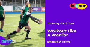 A group of men playing rugby