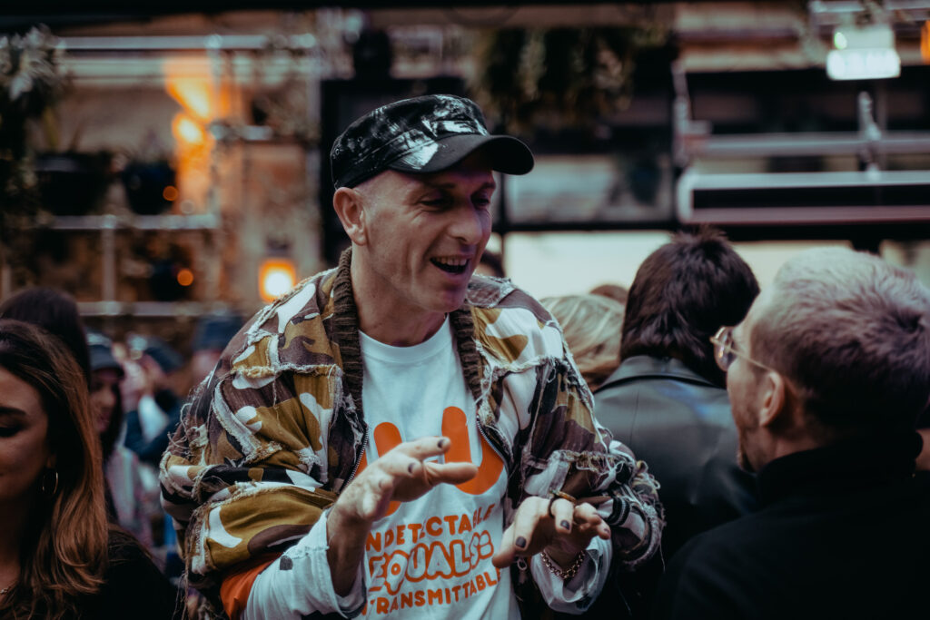 Veda Lady at the Durex campaign launch.