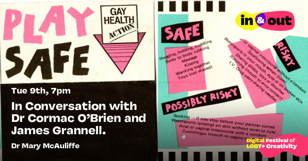 A vintage Gay Health Action poster