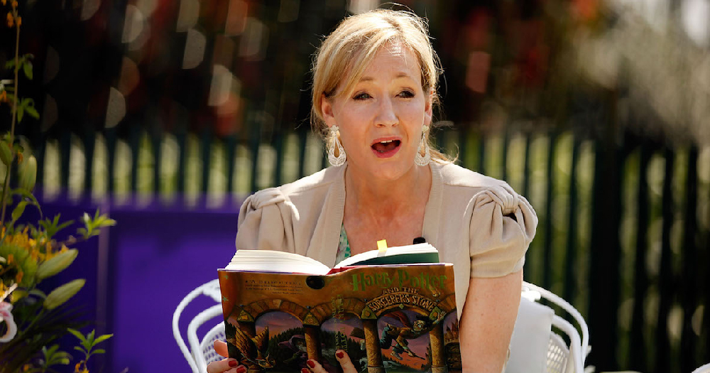 Hachette UK JK Rowling reads from Harry Potter book