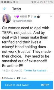 Transphobia Twitter story