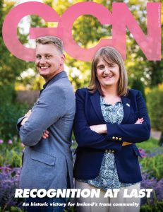 TENI on the cover of GCN to celebrate Gender Rec