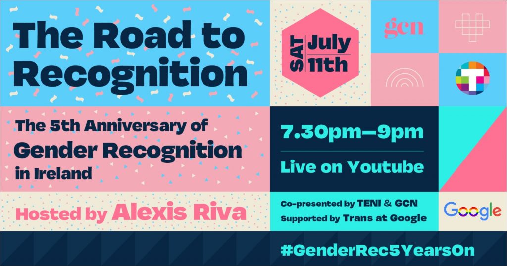Poster for Gender Rec Event, the Road to Recognition