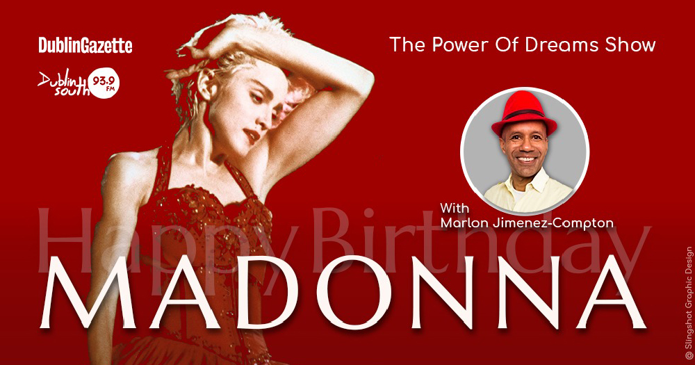 Madonna episode of Marlon radio show poster