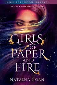 Cover for "Girls of Paper and Fire", a girl mysteriously hidden behind her hair
