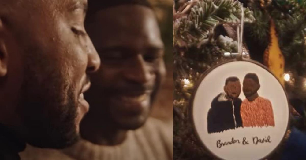 Black gay couple receives present in Christmas commercial