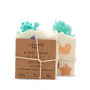 soap bar shaped like a dinosaur