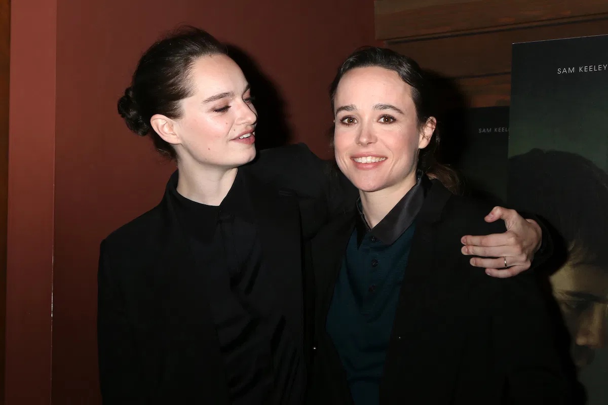 Elliot Page and Emma Portner