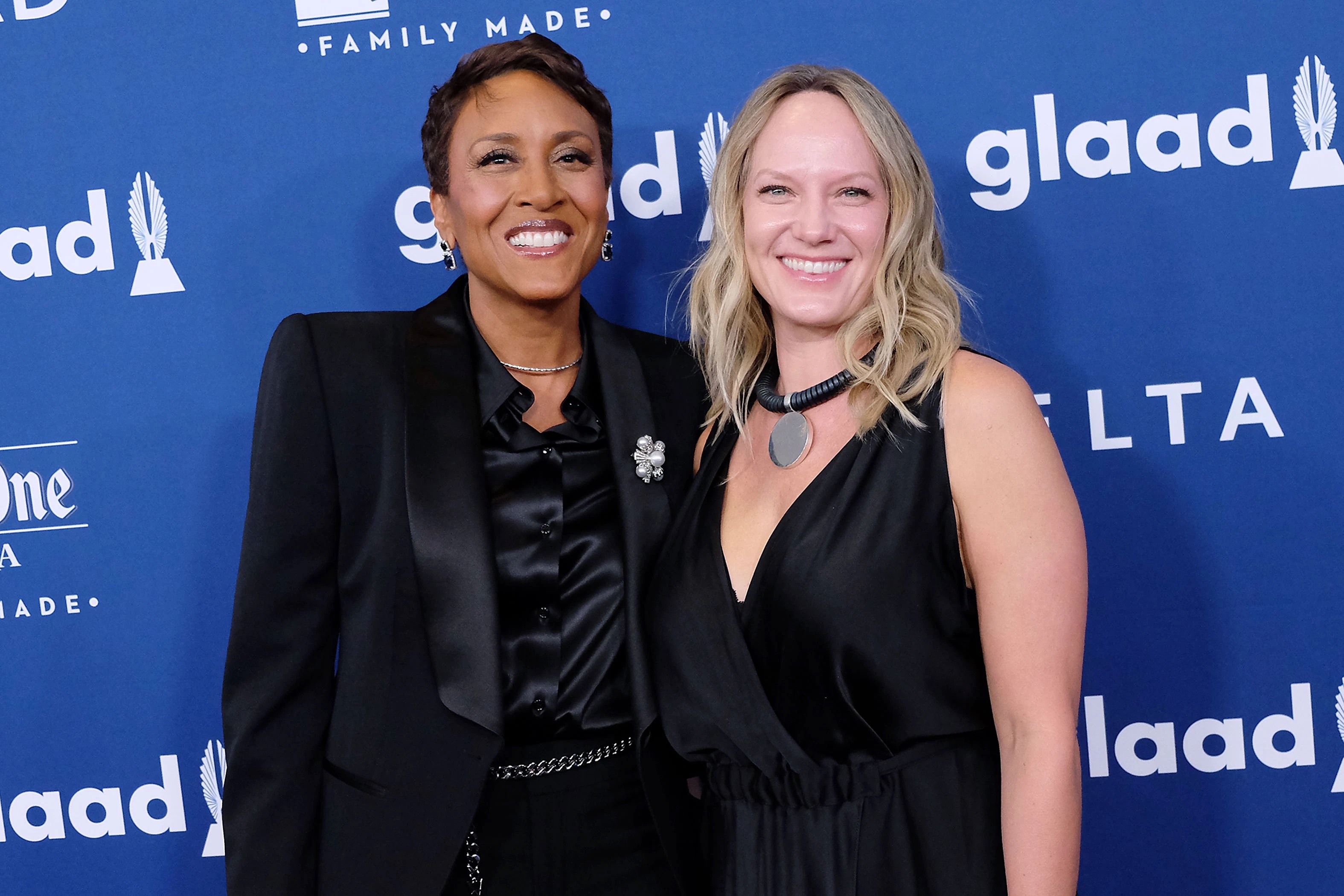 Robin Roberts and Amber Laign