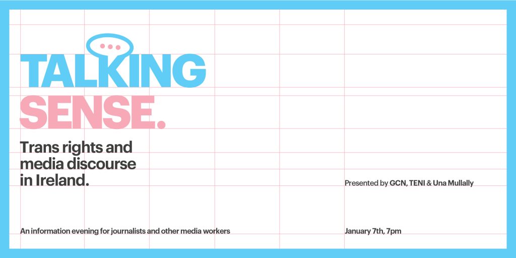 poster for Talking Sense: Trans Rights and Media Discourse in Ireland