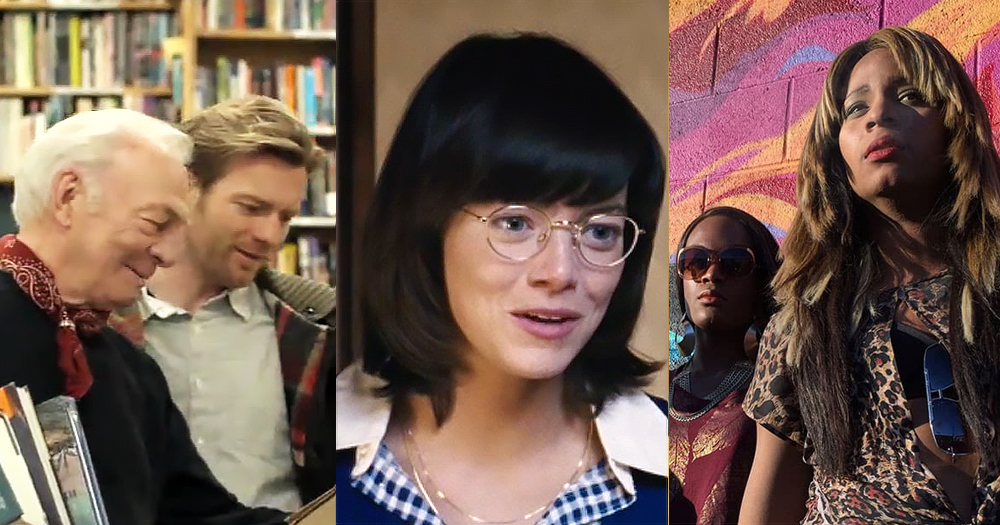three different film scenes from some of the best LGBTQ+ movies