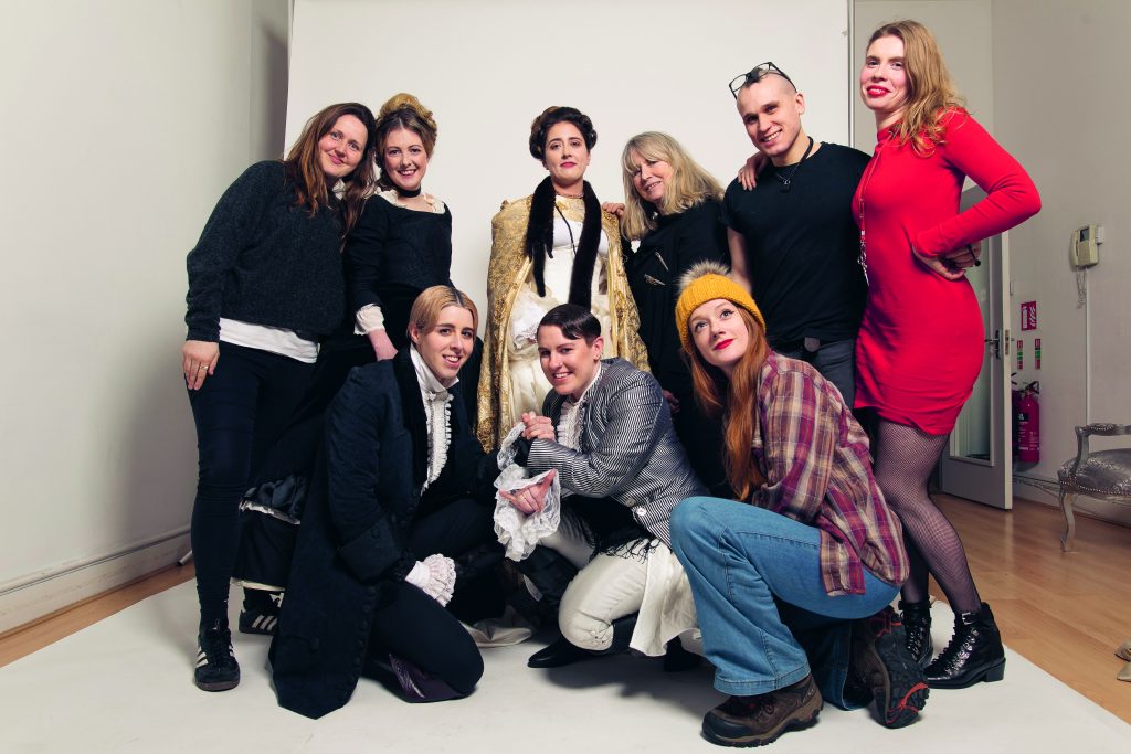 Pillow Queens Cover shoot behind the scenes