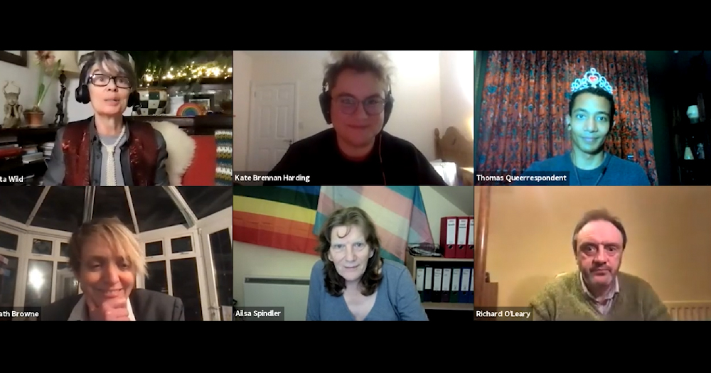 Group shot of panelists from Festival of Dangerous Ideas week 9 on Zoom