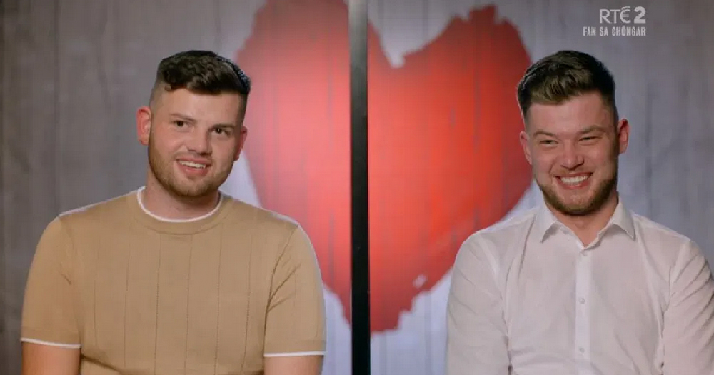 First Dates Ireland screenshot of Connor and Dylan