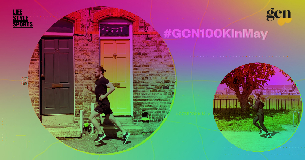 100k in May: still from promo video for GCN and Life Style Sports running challenge