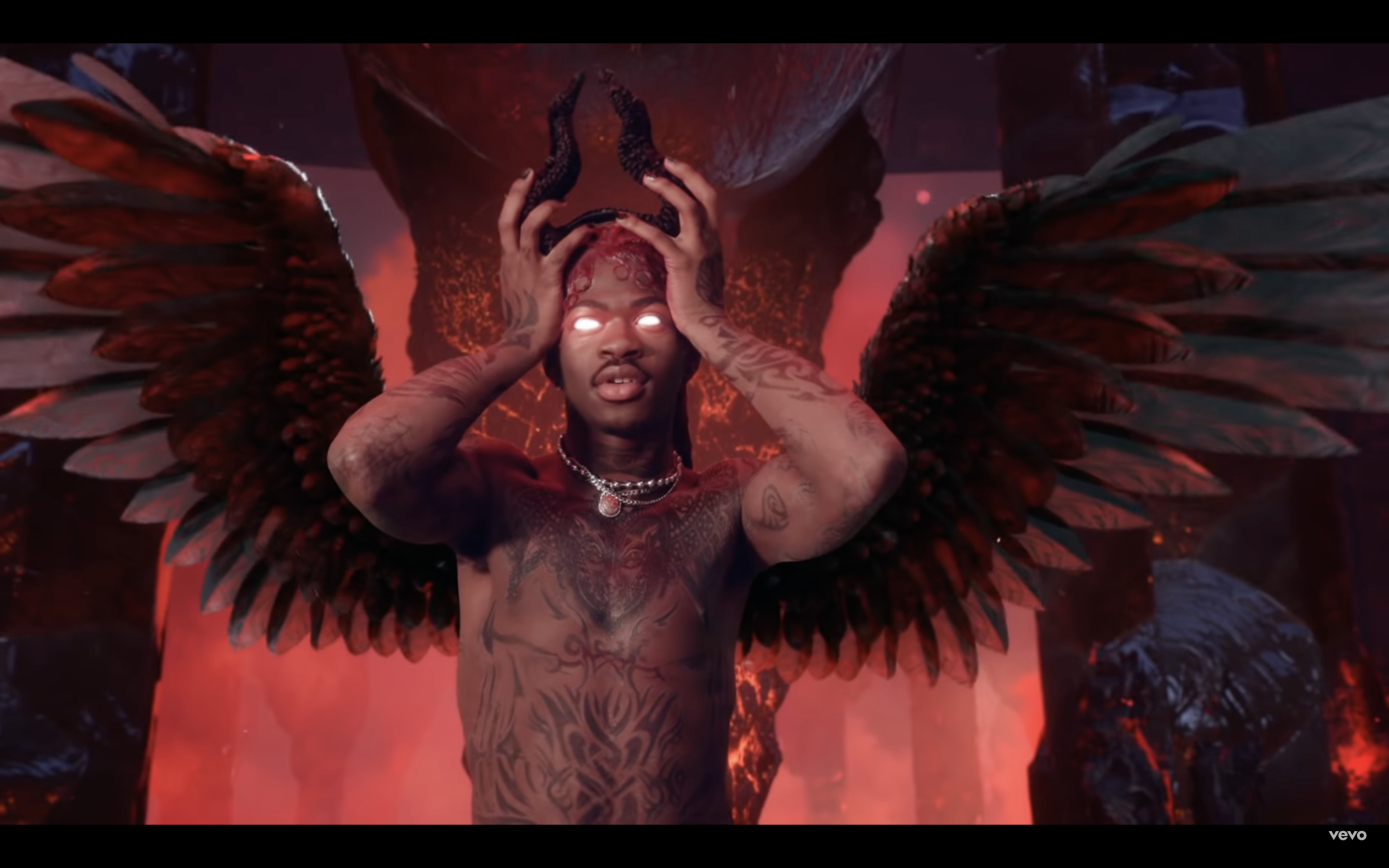 Lil Nas X in his video for 'Montero"