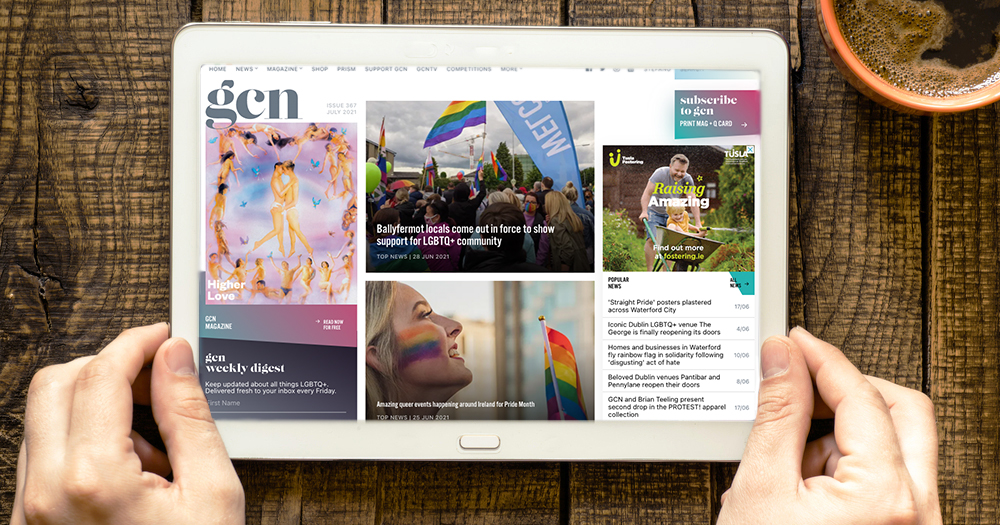GCN is hiring: Image of the GCN homepage displayed on an iPad