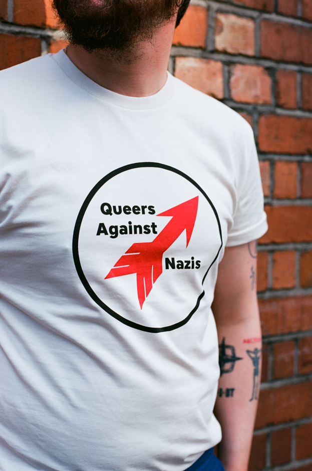 Protest Collection: Queers against Nazis tee