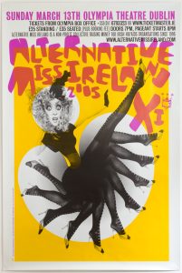 Poster for Alternative Miss Ireland XI, 2005. 