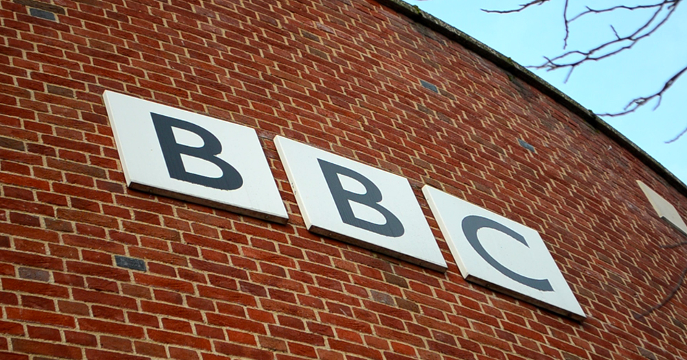 BBC logo on the side of one of their buildings