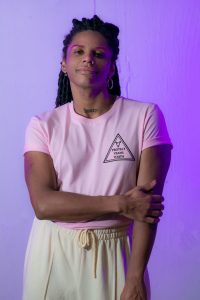 PROTECT TRANS YOUTH T-Shirt (Candy pink, black embroidery)