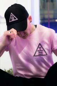PROTECT TRANS YOUTH Cap (Black, pink embroidery) from Christmas PROTEST! apparel collection