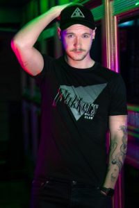 FLIKKERS 'THE BALL' T-Shirt (Black, silver print) from Christmas PROTEST! apparel collection