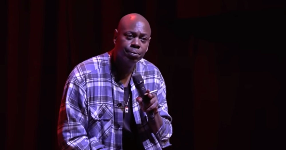 Dave Chappelle on stage