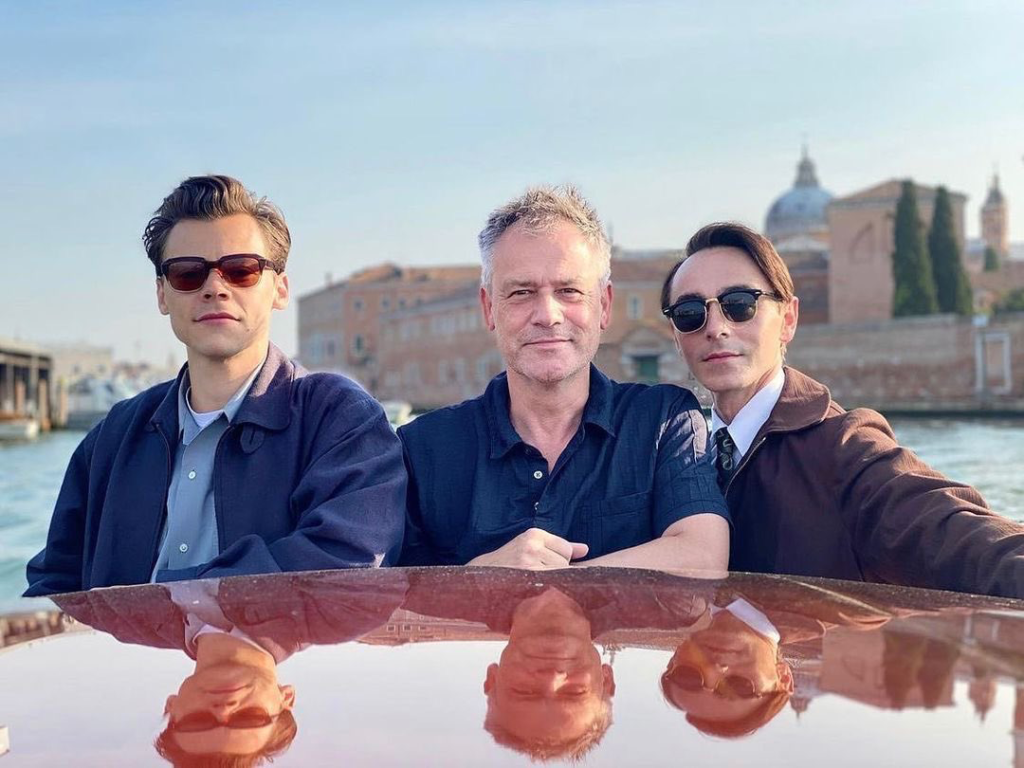 Harry Styles and co-stars in My Policeman.