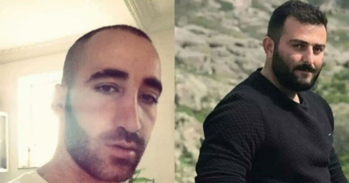 Images of Mehrdad Karimpour and Farid Mohammadi, the two men executed in Iran.