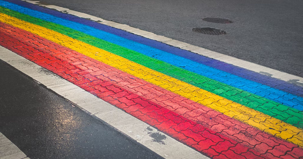 A rainbow crossing. This article is about a rainbow crossing which will be installed in Galway soon.