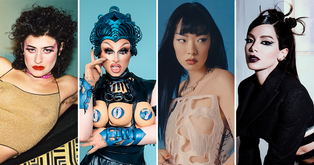 Mother Pride Line up 2022: L-R Peaches, Blu Hydrangea, Rina Sawayama and Anitta