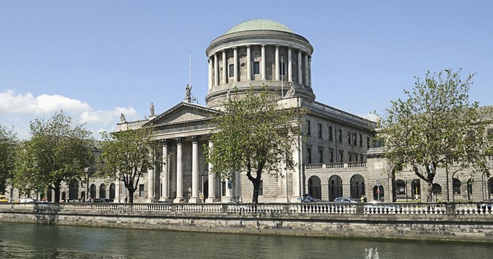 High Court rejects application for refugee status. The photograph shows the Dublin High Court.