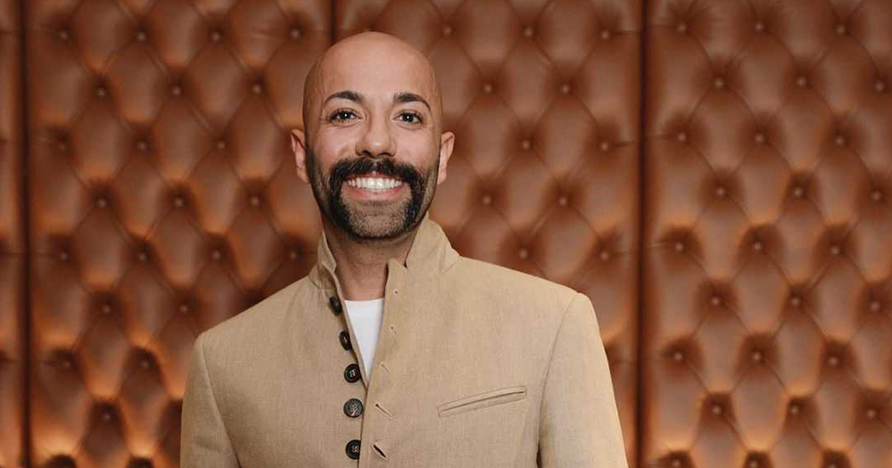 A photo of Nas Mohamed, a Qatari gay doctor who recently came out.