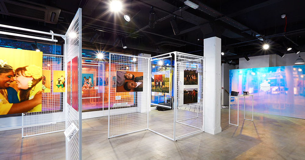 Image of an exhibition inside of first-ever LGBGTQ+ museum in Britain