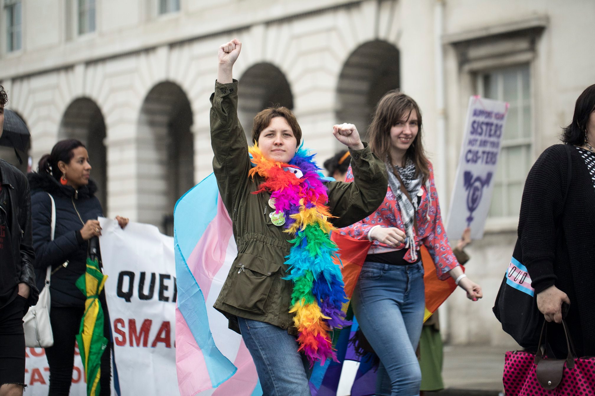 Trans and Intersex Pride Dublin marchers