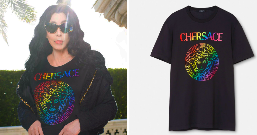 Cher and Versaces Pride collection Chersace