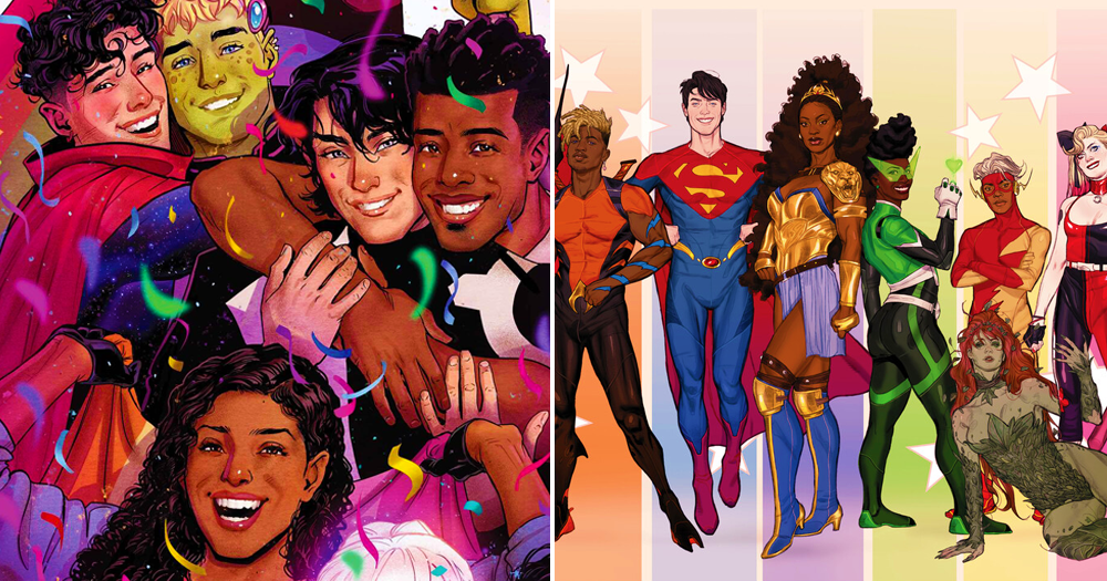 DC and Marvel superheroes celebrate Pride