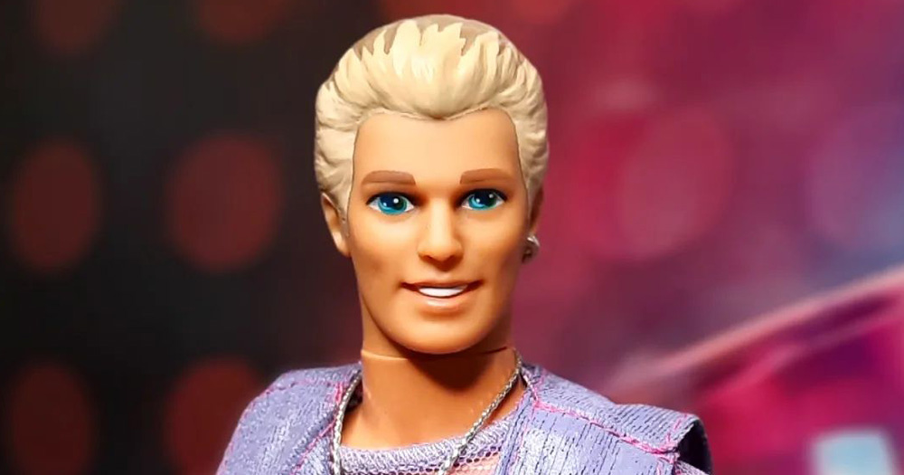 The face of the Earring Magic Ken doll, known to many as Gay Ken.
