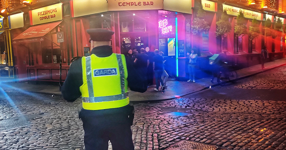 The gardaí in Dublin city where LGBTQ+ people have been attacked.