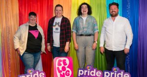 4 individuals from local community organizations that attended the Pride Vibes radio launch.