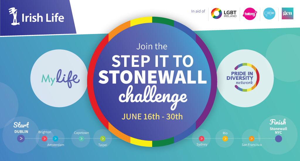 Flyer for Step It To Stonewall Challenge. 
