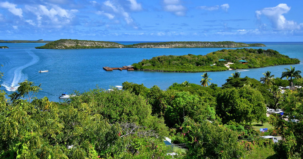 Mercer Creek Bay in Antigua and Barbuda, where same-sex relations have been decriminalized.