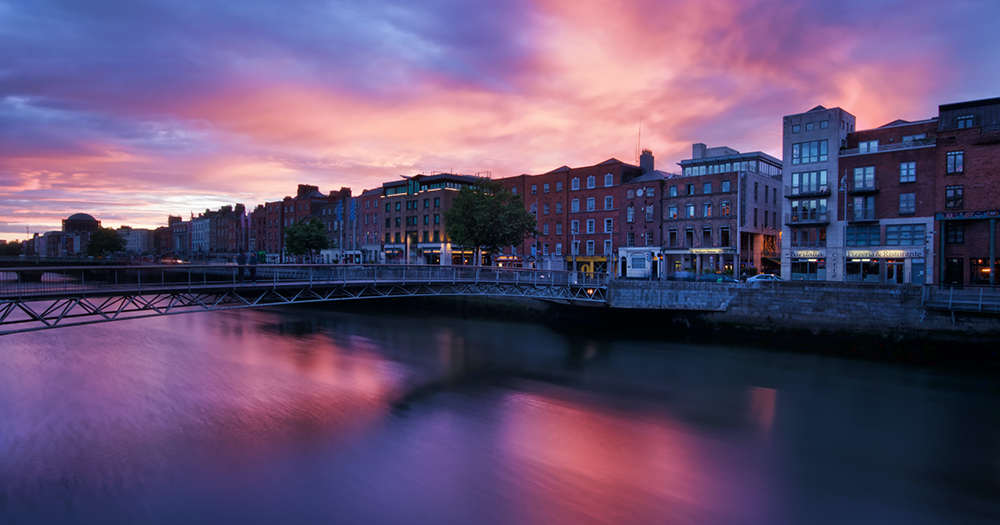 Photo of Dublin, Ireland which ranked 11th in terms of LGBTQ+ rights.