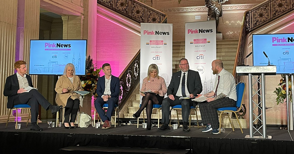 Northern Ireland politicians discuss LGBTQ+ issues at PinkNews event.