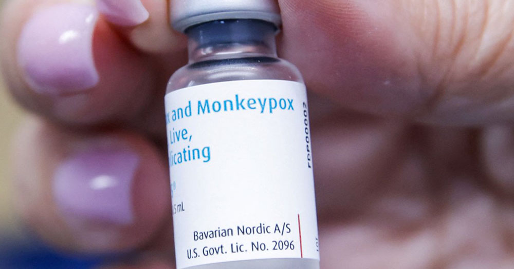 Monkeypox has been declared as a 'global health emergency' as the EU grant permission for new vaccine. The photograph shows a close up of a vial of the vaccine.